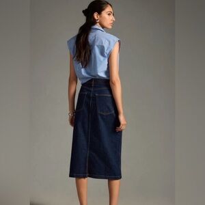 NEW Anthropologie Pilcro Denim Pencil Skirt Size 4